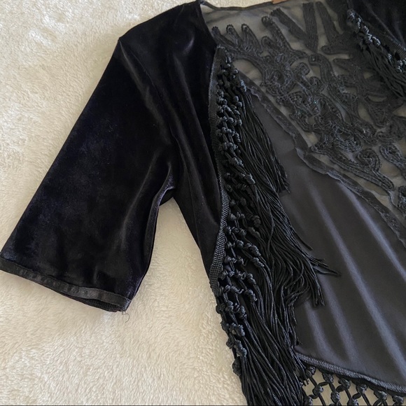 Free People Beaded Fringe Cover Up - Picture 3 of 7